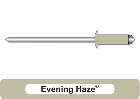 401000.3500 Evening Haze® Aluminium Rivets with Steel Stem - Dome Head