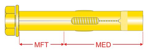 300600 SleeveMates® - Flush Head, Zinc Plated