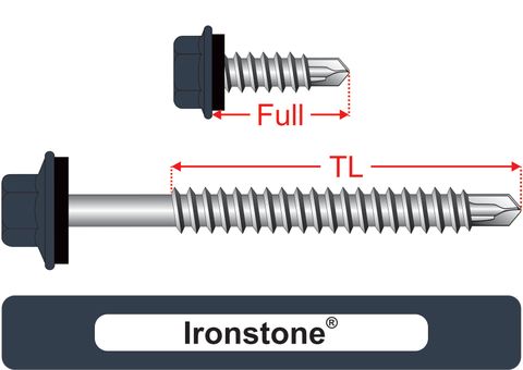 220230.4700 Ironstone® SteelMates® - Hex Seal, Coarse Thread