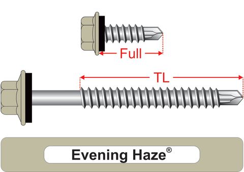 220230.3500 Evening Haze® SteelMates® - Hex Seal, Coarse Thread