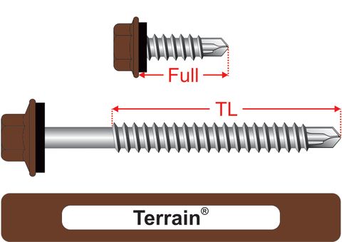 220230.8600 Terrain® SteelMates® - Hex Seal, Coarse Thread