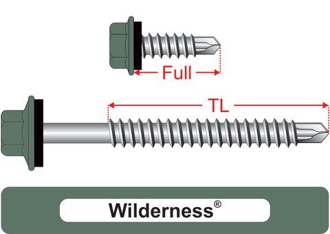 220230.9000 Wilderness® SteelMates® - Hex Seal, Coarse Thread