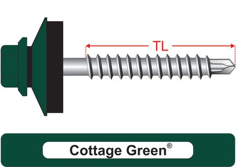 220240.2500 Cottage Green® SteelMates® - Hex & 25mm Multi-Seal