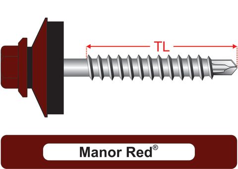 220240.5500 Manor Red® SteelMates® - Hex & 25mm Multi-Seal