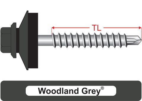 220240.9300 Woodland Grey® SteelMates® - Hex & 25mm Multi-Seal