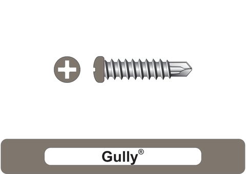 220310.4100 Gully® SteelMates® - Mini Corry Trim Head Screws