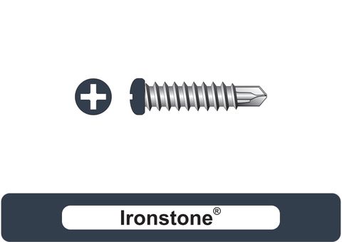 220310.4700 Ironstone® SteelMates® - Mini Corry Trim Head Screws