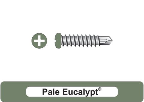 220310.8000 Pale Eucalypt® SteelMates® - Mini Corry Trim Head Screws