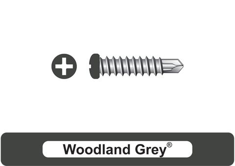 220310.9300 Woodland Grey® SteelMates® - Mini Corry Trim Head Screws