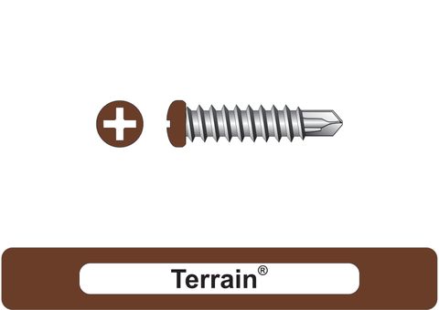 220310.8600 Terrain® SteelMates® - Mini Corry Trim Head Screws