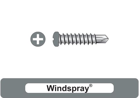 220310.9100 Windspray® SteelMates® - Mini Corry Trim Head Screws