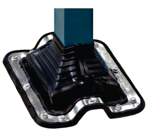 570130.1200 Black Square Adaptable RetroFit EPDM Rubber, Clips Not Included