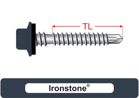 220200.4700 Ironstone® SteelMates® - Crest-Lok™ Roofing Screws