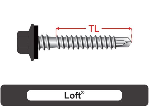 220200.5300 Loft® SteelMates® - Crest-Lok™ Roofing Screws