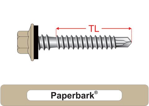 220200.8100 Paperbark® SteelMates® - Crest-Lok™ Roofing Screws