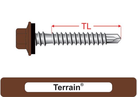 220200.8600 Terrain® SteelMates® - Crest-Lok™ Roofing Screws