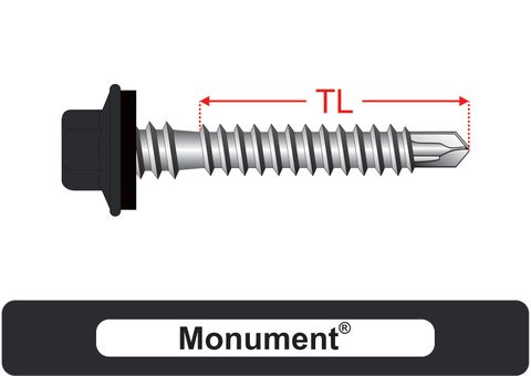 220200.7300 Monument® SteelMates® - Crest-Lok™ Roofing Screws