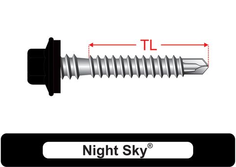 220200.7600 Night Sky® SteelMates® - Crest-Lok™ Roofing Screws