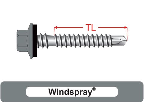 220200.9100 Windspray® SteelMates® - Crest-Lok™ Roofing Screws