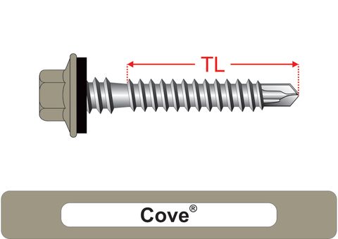 220200.2600 Cove® SteelMates® - Crest-Lok™ Roofing Screws