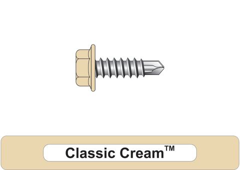 220220.2200 Classic Cream™ SteelMates® - Hex Head, Coarse Thread