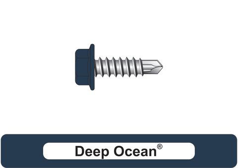 220220.2900 Deep Ocean® SteelMates® - Hex Head, Coarse Thread