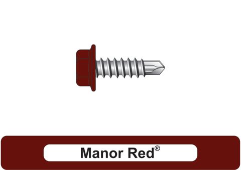 220220.5500 Manor Red® SteelMates® - Hex Head, Coarse Thread