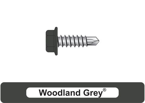 220220.9300 Woodland Grey® SteelMates® - Hex Head, Coarse Thread