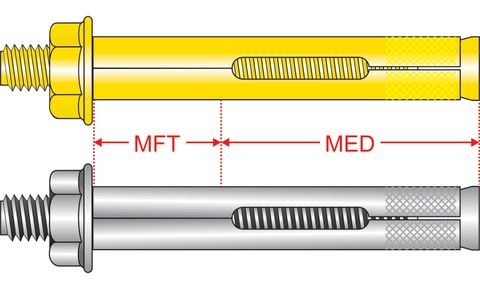 300500 SleeveMates® - Hex Head, Zinc & Galv.