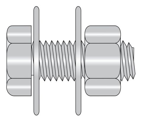 600100 Purlin Bolt, Nut & 2 Washer Assemblies