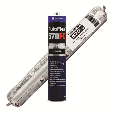 405150.1200 Black FulaFlex 570FC Fast Cure, Polyurethane Adhesive Sealant