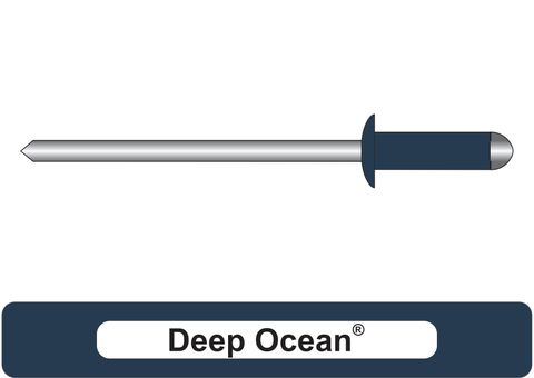 401000.2900 Deep Ocean® Aluminium Rivets with Steel Stem - Dome Head