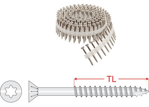 250155 QuickMates&reg; Series I Coil System - Stainless Steel TimberMates&reg; DeckMates&trade;