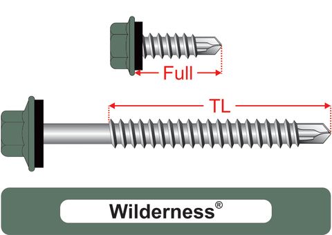 220230.9000 Wilderness&reg; SteelMates&reg; - Hex Seal, Coarse Thread