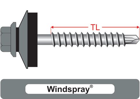 220240.9100 Windspray&reg; SteelMates&reg; - Hex & 25mm Multi-Seal