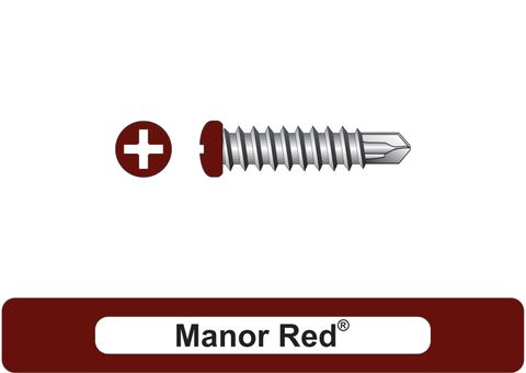 220310.5500 Manor Red&reg; SteelMates&reg; - Mini Corry Trim Head Screws