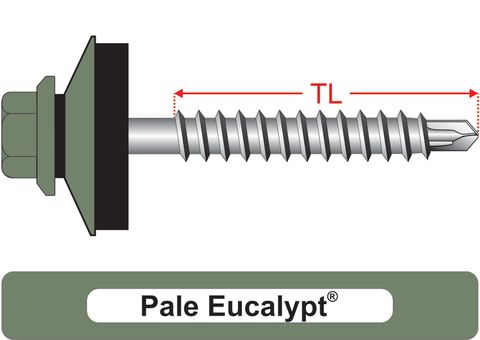 220240.8000 Pale Eucalypt&reg; SteelMates&reg; - Hex & 25mm Multi-Seal
