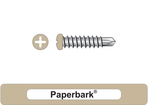 220310.8100 Paperbark&reg; SteelMates&reg; - Mini Corry Trim Head Screws