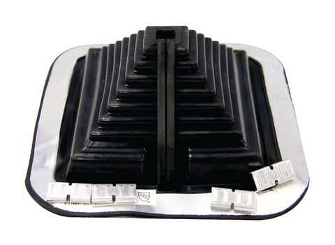 570120.1200 Black Square Combo RetroFit EPDM Rubber Incls. Clips