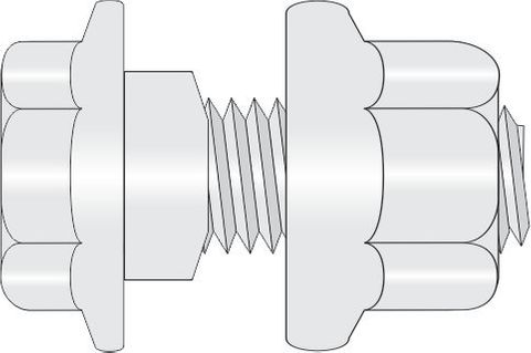 600200 Flanged Stepped Purlin Bolt & Recessed Nut Assembly