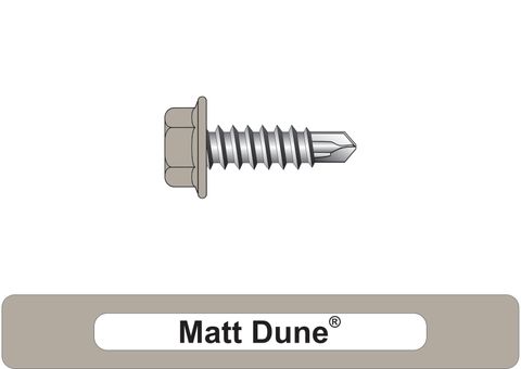 220220.5900 Matt Dune&reg; SteelMates&reg; - Hex Head, Coarse Thread