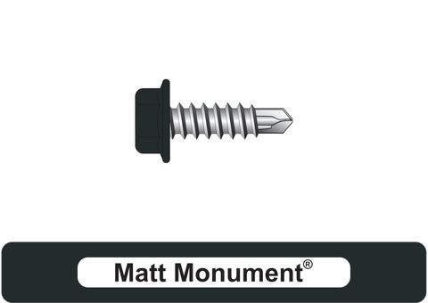 220220.6000 Matt Monument&reg; SteelMates&reg; - Hex Head, Coarse Thread
