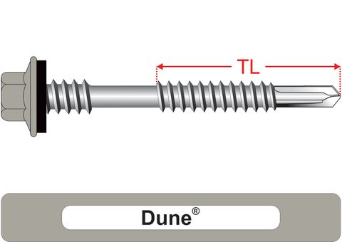 220210.5900 Matt Dune&reg; SteelMates&reg; - Crest-Lok&trade; Type Z Roofing Screws