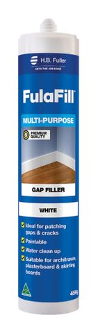 407210.8900 White FulaFill&trade; Premium Multi-Purpose Acrylic Gap Filler