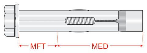 302050 SleeveMates&reg; - Flush Head, 316 Stainless Steel
