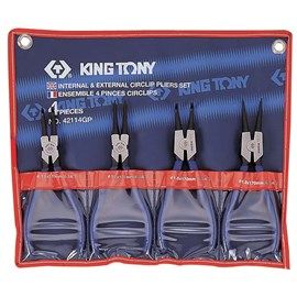 KING TONY 4PCE CIRCLIP PLIER SET