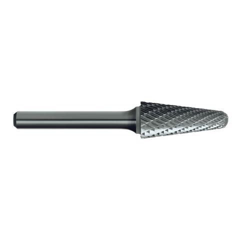 TAPER DOUBLE CUT 6MM SHANK