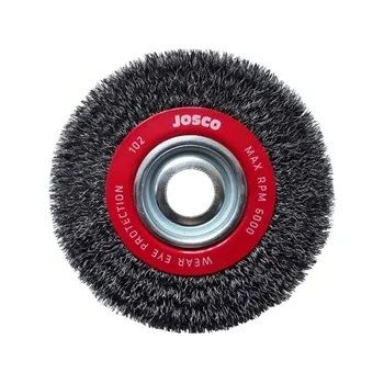 JOSCO BRUSH WHEEL CR 150X25XMB 0.35MM