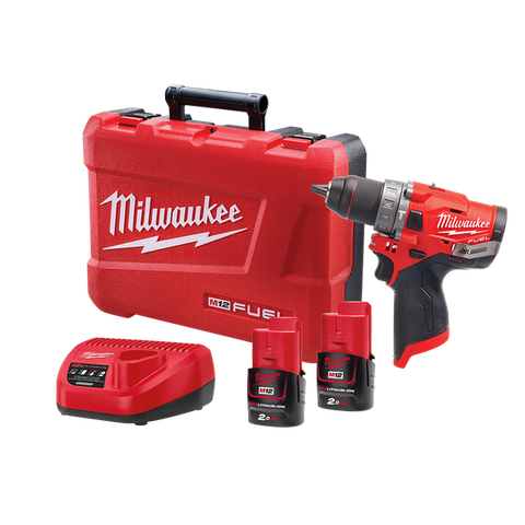 MILWAUKEE HAMMER DRILL/DRIVER KIT 13MM