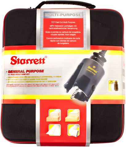 STARRETT GENERAL PURPOSE DUAL HOLESAW KIT